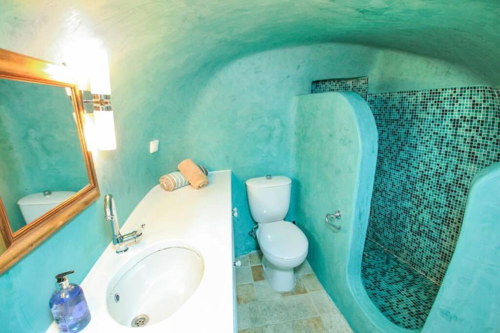 Dionyssos Cave House Villa Ía Eksteriør bilde